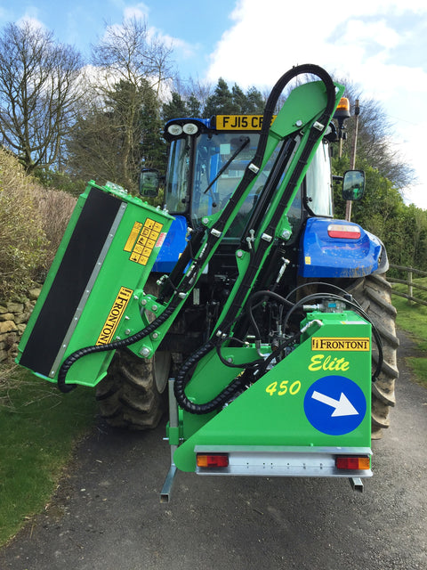 Frontoni Elite-350 0.8m Heavy Duty Tractor PTO Flail Hedge Cutter