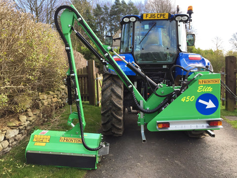 Frontoni Elite-450 1m Heavy Duty Tractor PTO Flail Hedge Cutter