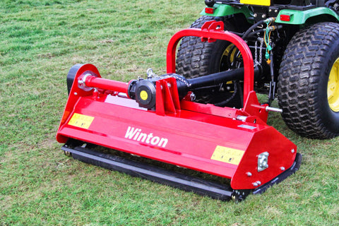 Winton 1.25m Heavy Duty Tractor PTO Hydraulic Side-Shift Flail Mower - WHF125