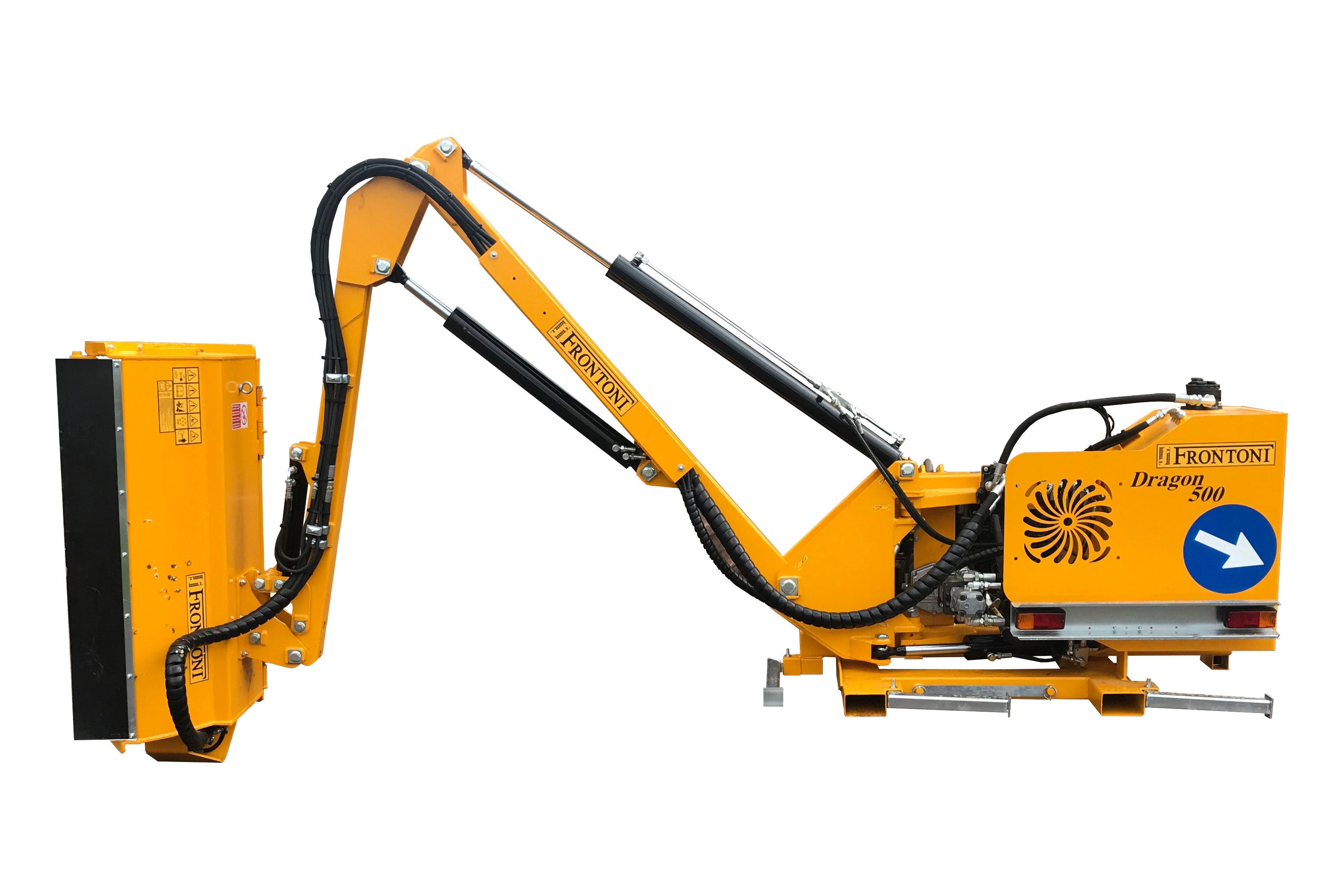 Frontoni Dragon600 1.2m Heavy Duty Tractor PTO Flail Hedge Cutter Flails UK