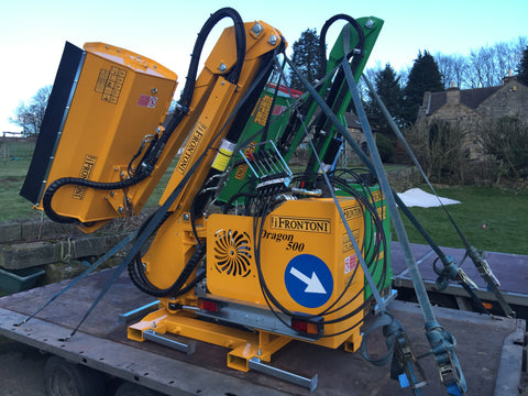 Frontoni Dragon-500 1m Heavy Duty Tractor PTO Flail Hedge Cutter