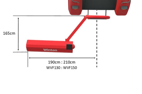 Winton 1.5m Heavy Duty Tractor PTO Verge Flail Mower - WVF150