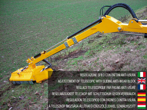 Frontoni Dragon-500 1m Heavy Duty Tractor PTO Flail Hedge Cutter