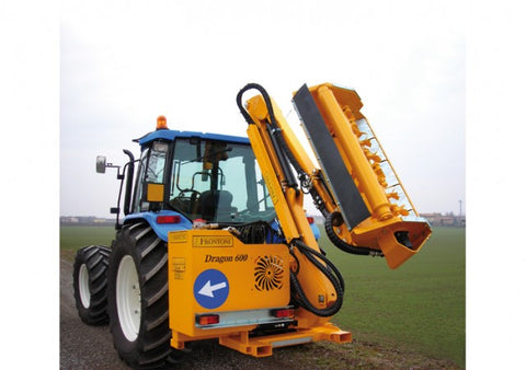 Frontoni Dragon-500 1m Heavy Duty Tractor PTO Flail Hedge Cutter