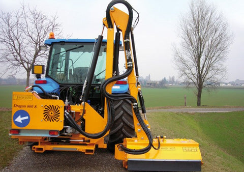 Frontoni Dragon-660S 1.2m Heavy Duty Tractor PTO Flail Hedge Cutter
